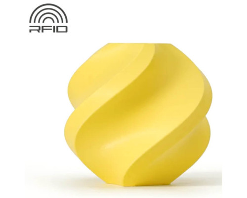 Пластик Bambu Lab PLA Matte, лимонный, 1.75 мм, 1 кг, без катушки