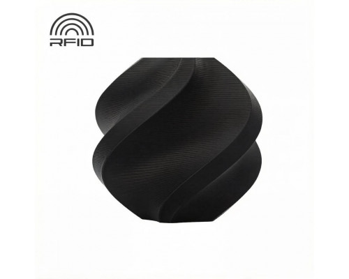 Пластик Bambu Lab PLA Pure, абсолютно черный, 1.75 мм, 1 кг, без катушки