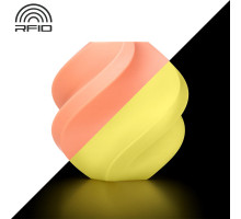 Пластик Bambu Lab PLA Glow, светящийся оранжевый, 1.75 мм, 1 кг, с катушкой