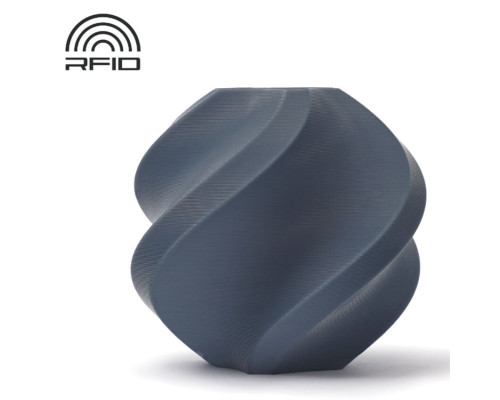 Пластик Bambu Lab PLA Basic, сине-серая, 1.75 мм, 1 кг, с катушкой