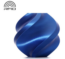 Пластик Bambu Lab PLA Silk+, синяя, 1.75 мм, 1 кг, с катушкой
