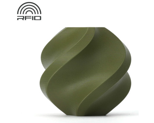 Пластик Bambu Lab PLA Matte, темно-зеленый, 1.75 мм, 1 кг, с катушкой