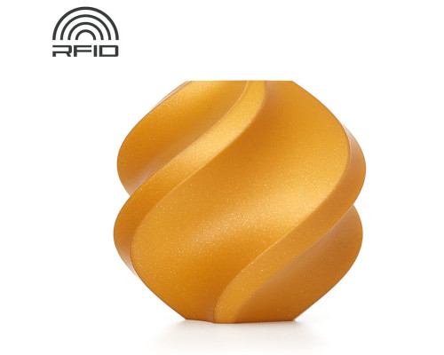 Пластик Bambu Lab PLA Sparkle, классический золотой с блестками, 1.75 мм, 1 кг, с катушкой