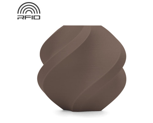 Пластик Bambu Lab PLA Matte, темно-коричневый, 1.75 мм, 1 кг, с катушкой