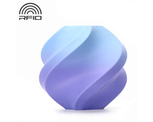 Пластик Bambu Lab PLA Basic, светло-черничная (градиент), 1.75 мм, 1 кг, с катушкой