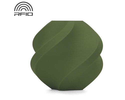 Пластик Bambu Lab PLA Matte, темно-зеленый, 1.75 мм, 1 кг, без катушки
