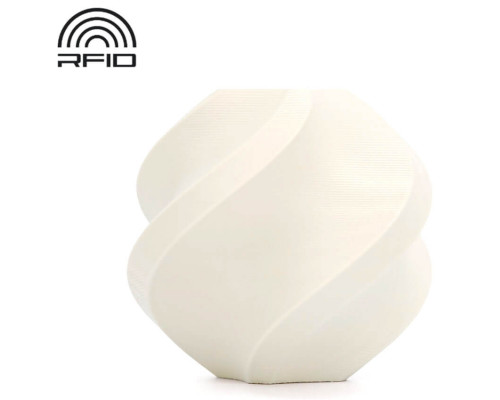 Пластик Bambu Lab PLA Matte, белая кость, 1.75 мм, 1 кг, без катушки