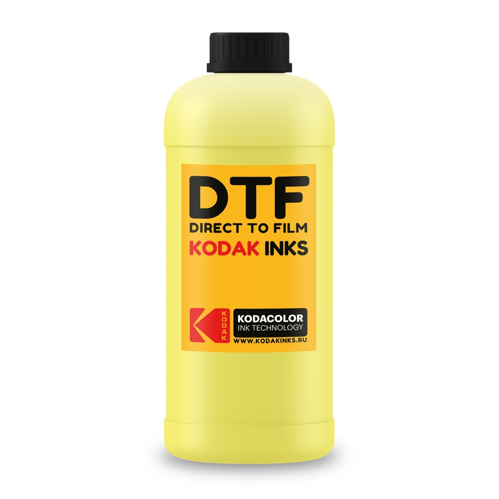 Пигментные DTF чернила Kodak Yellow, 1кг